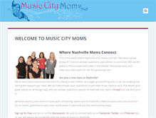 Tablet Screenshot of musiccitymoms.net